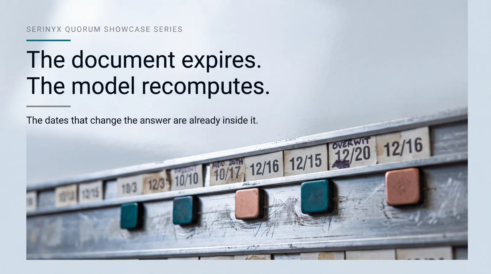 Lead image: the calendar the model already knows about